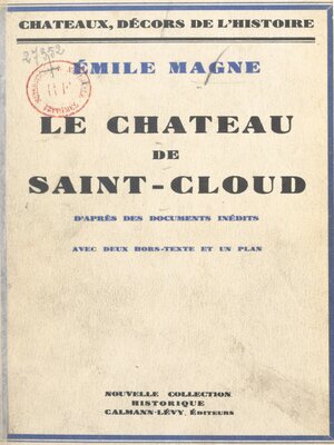 cover image of Le Château de Saint-Cloud